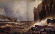 Francia Alexandre Scene de naufrage oil painting